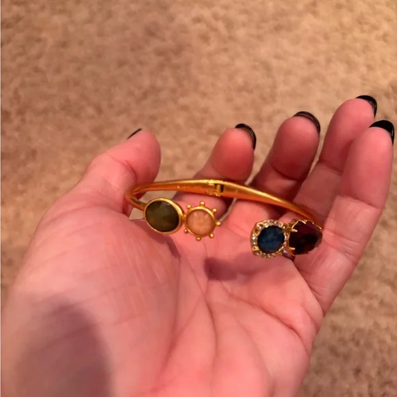 Kate Spade Gold Bracelet with Colorful Stones - Picture 3 of 4